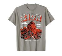Retro Zion National Park Vintage Style Angels Landing Utah T-Shirt