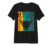 Retro - Zodiac Sign Taurus Premium T-Shirt