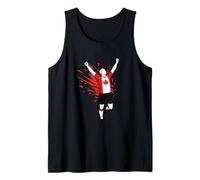 Retro10 Canada Football Soccer Canadian Flag Tank Top
