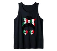 Retro10 Mexico Mexican Football Viva Mexico Flag Fan Tee Tank Top