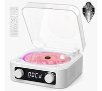 RetroAudio CD Player with Display, LED Light in Beat, Bluetooth, USB