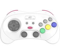 RetroBit Sega Saturn 2.4GHZ Pro White