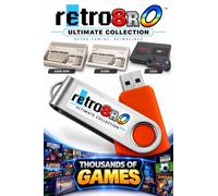Retrobro A500 Mini USB - Ultimate Amiga Game Collection - Complete A500 Games + 100 A1200 + 100 CD32 + 4,000+ Public Domain Games + Music Demos