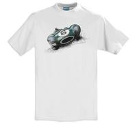 RetroClassic 1954 Jag D-Type Classic Sports Car Mens T-Shirt
