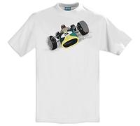 RetroClassic Classic 1967 Lotus 49 Classic Sports Car Mens T-Shirt White