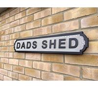 Retrofunk Treasures Dads Shed wooden street sign, man cave, hand painted item, 80cm long
