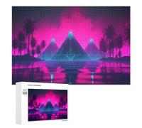 Retrofuturistic Ecstasy Picture Puzzle for Adults, 1000 PCS
