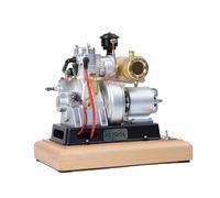 RETROL 185-Type 3.6cc 4-Stroke Gasoline Engine Model Kit that Runs with Air Cooling, Ignition for Vintage Tractor, DIY Builds, Engineering, Adults & Hobby Collectors - Generator Version