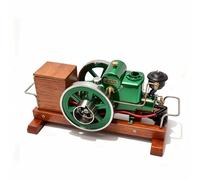 RETROL & OKMO Mini Metal Engine Model That Works Single-Cylinder 4 Stroke Water Cooled Horizontal Internal Combustion Engine Model with Ignition System Science Kit -1100
