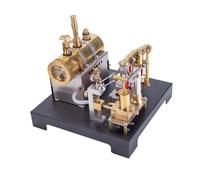 RETROL SE-01 Full Metal Stationary Beam Steam Engine Model And Horizontal Boiler Kit, Gift For Collectors And Technology Enthusiasts (85PCS)