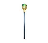 RetroNest Royal Scepter Wand For Kids, Medieval Princess Costume Accessory | Gold Plastic Royal Scepter Wand With Gemstone Head, Perfect For Kids Dress Up And Halloween Parties One Size B