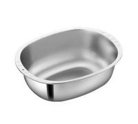 RetroNest Stainless Steel Mixing Bowl, Deepened Egg Shape Large Basin | Durable stainless steel mixing bowl, egg shape design for pro kitchen tasks, kneading and prep 1pc