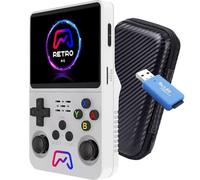 RetroNG R36S 128GB Portable Retro Console with +25,000 Games +26 Emulators PS1, PSP, N64, NDS, SuperN, GameB, GBA - 3.5 inch IPS Linux System Retro Portable Video Game Console