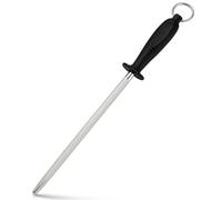 Retronz Knife Sharpener 25cm, Professional High Carbon Steel Honing Rod with Ergonomic Handle for Kitchen, Chef & Home Knives