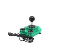 RetroRadionics ArcadeR 9-pin Joystick, USB, Green, 16 Buttons, Compatible with Sinclair, Atari, Commodore Amiga CD32, Sega Mega Drive 32X