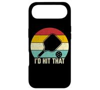 retros vintage sunset paddle I'd hit that pickleball player Case for iPhone Air