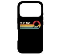 retros vintage sunset paddle I'd hit that pickleball players Case for iPhone 17 Pro