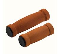 Retrospec Chatham Foam Bike Handle Grips - Comfortable Non-Slip Bicycle Handlebar Grip for Beach Cruiser- Absorbs Vibration - Brown Multi-Speed