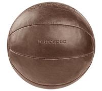 Retrospec Core Weighted Medicine Ball 4, 6, 8, 10, 12, 14, 16, 20, 25, 30 lbs, Soft Touch Vegan Leather with Sturdy Grip for Strength Training, Recovery, Balance Exercises and Other Full-Body Workouts