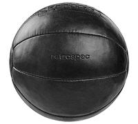 Retrospec Core Weighted Medicine Ball 4, 6, 8, 10, 12, 14, 16, 20, 25, 30 lbs, Soft Touch Vegan Leather with Sturdy Grip for Strength Training, Recovery, Balance Exercises and Other Full-Body Workouts