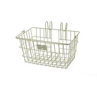 Retrospec Detachable Steel Apollo-Lite Lift-Off Front Bike Basket with Handles, Moss Green