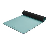 Retrospec Laguna 5mm Yoga Mat - Fitness Mat for Women, Men & Children, Slip-Resistant and Moisture Absorbing Exercise Mat for Home, Pilates, Yoga and Floor Workouts Blue Ridge
