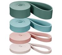 Retrospec Lift Resistance Pull Up Assistance Band Set for Working Out, Home Fitness, Toning, Stretching. Physical Therapy, Muscle Training & Exercise - Lightweight & Portable for Men & Women