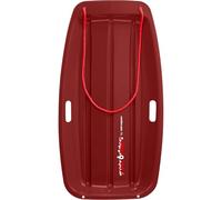 Retrospec Retrorider Plastic Snow Sled for Kids and Adults - Toboggan Style with Pull Rope, Cold-Resistant Construction & Hard Bottom for Fast Downhill Rides