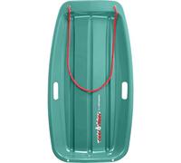 Retrospec Retrorider Plastic Snow Sled for Kids and Adults - Toboggan Style with Pull Rope, Cold-Resistant Construction & Hard Bottom for Fast Downhill Rides