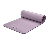 Retrospec Solana Yoga Mat 1/2" Thick w/Nylon Strap for Men & Women - Non Slip Excercise Mat for Yoga, Pilates, Stretching, Floor & Fitness Workouts, Violet haze