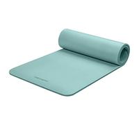Retrospec Solana Yoga Mat 1/2" Thick w/Nylon Strap for Men & Women - Non Slip Excercise Mat for Yoga, Pilates, Stretching, Floor & Fitness Workouts, Blue Ridge