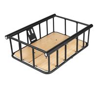 Retrospec Tote XL EBike Basket Front Cargo - Heavy Duty Aluminum 22lb Capacity Universal Fit Rad Power Radio Flyer Compatible Accessory Ports