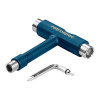 Retrospec Upkeep Skateboard Multi-Tool with Allen Wrench & Phillips Head Screwdriver - Compact Maintenance Kit for Skateboards & Roller Skates - Adjusts Wheels & Trucks