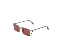 Retrosuperfuture Unisex 59P Atlas Chromatic Teal Sunglasses Metal Blue Bordeaux Squared Normal