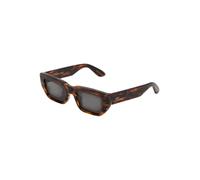 Retrosuperfuture Unisex OGU RA Havana Striato Sunglasses Acetate Havana Black Squared Normal