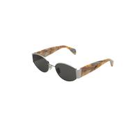 Retrosuperfuture Unisex Retrosuperfuture BQI X BOOGIE Sunglasses Metal Beige Green Round Normal