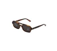 Retrosuperfuture Unisex XDK Vico Havana Striato Sunglasses Acetate Havana Black Squared Normal