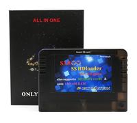 Retrotech Only On Saturn Saroo HD Loader 520 Games in 1 Flash Cart 256gb - Transparent Black, Includes Retrotech Printed Instructions