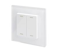 Retrotouch 2802 Friends of Hue Smart Switch - White Plain Glass, 86.0 mm*14.0 mm*86.0 mm