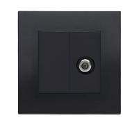 Retrotouch Aura MM13MB-ST1B SAT F-Connector Socket - Matt Black