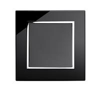 Retrotouch Black Blank Plate (Chrome Trim) - SKU00310