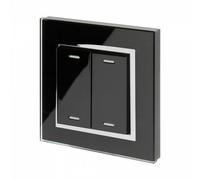 Retrotouch Crystal Ct Hue Wireless Light Switch Black