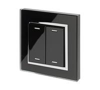 Retrotouch Friends of Hue Smart Switch - Black with Chrome Trim, 02801