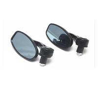 retroviseur embout guidon For Ducati 7/8" 22mm Motorcycle Aluminum Rear View Black Handle Bar End Side Rearview Mirrors Motorbike Wing Mirror