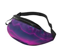 Retrowave pictures Fanny Pack for Men Women Fashion Running Waist Packs Waterproof Crossbody Bags Everywhere Belt Bag with Adjustable Strap Sports Hip Pack for Travel Wallet