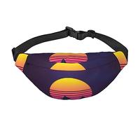 Retrowave Pictures Fanny Pack for Women Men Waist Bag Adjustable Belt Casual Chest Bag Bum Bags for Travel Hiking Waist Packs