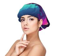 Retrowave Pictures Satin Bonnet Silk Bonnet, Hair Bonnet For Sleeping, Soft Double Layer Silk Sleeping Cap Hair Wrap For Women Natural Hair Curly Hair Braided Hair Long Hair