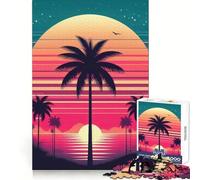 Retrowave V 1000 Piece Jigsaw Puzzle for Teenagers Strong Logic Toy Serene Time Clear Edge Creative Gift (38x52cm)