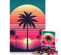 Retrowave V Jigsaw Puzzle 1000 Piece for Teenagers Reason Skill Toy Relaxing Fun Exact Cut (50x75cm)