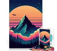 Retrowave V Jigsaw Puzzle for Teenagers 1000 Pieces Mind Skill Toy Gentle Leisure Design Assembly Premium Gift (50x75cm)